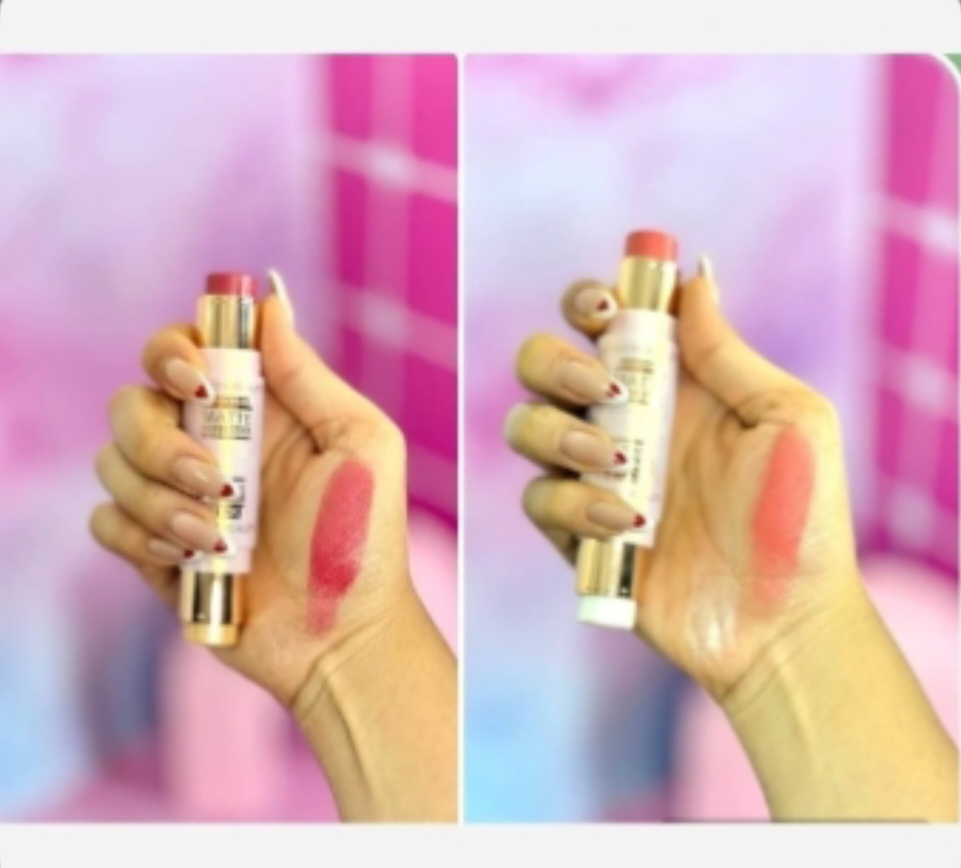 استیک رژگونه و هایلایتر